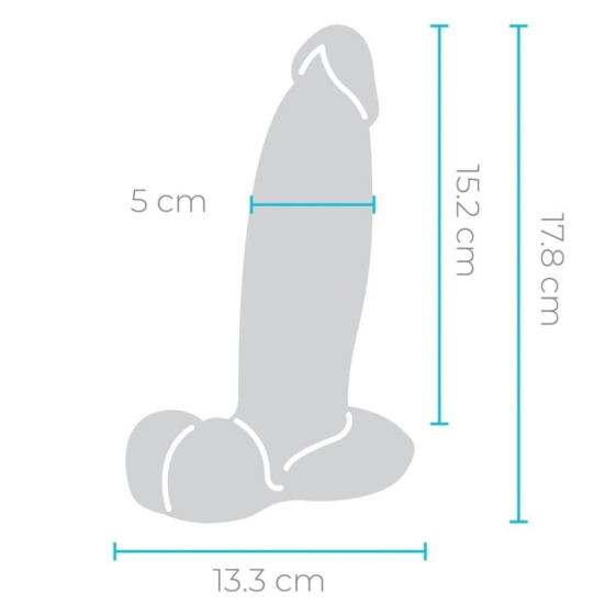 Фаллос b-Vibe Slipskin 7&quot; Girthy