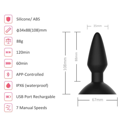 Вибро-пробка Magic Motion Equinox