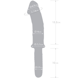 Фаллос из стекла Glas 11&quot; Realistic Double Dildo