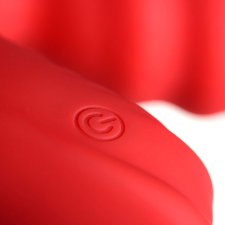 Страпон безремневой Black&amp;Red с вибрацией